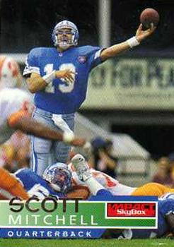 Scott Mitchell Detroit Lions 1995 SkyBox Impact NFL #47